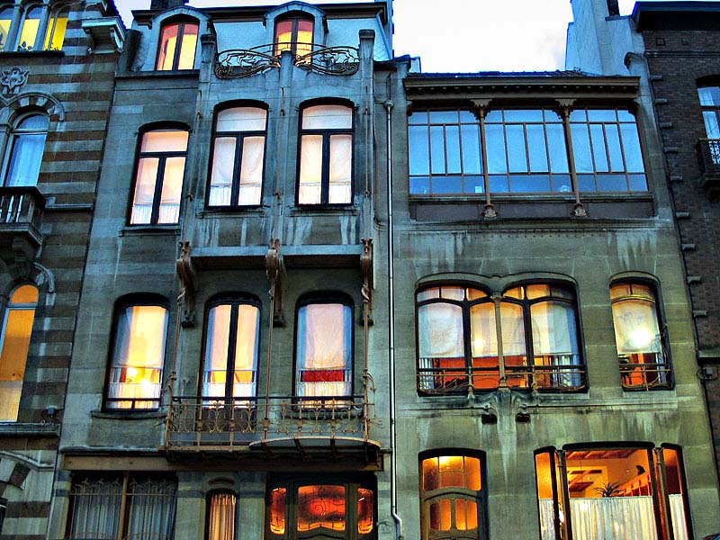 Windows at dusk *
