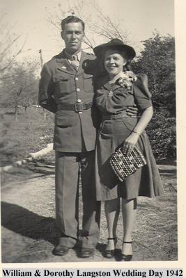 William & Dorothy Langston 1942