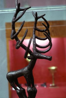 Stag shaped standard