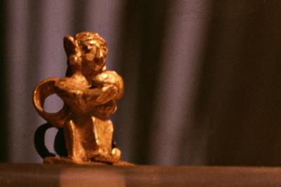 Gold statuette