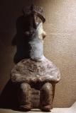 Clay female figurine