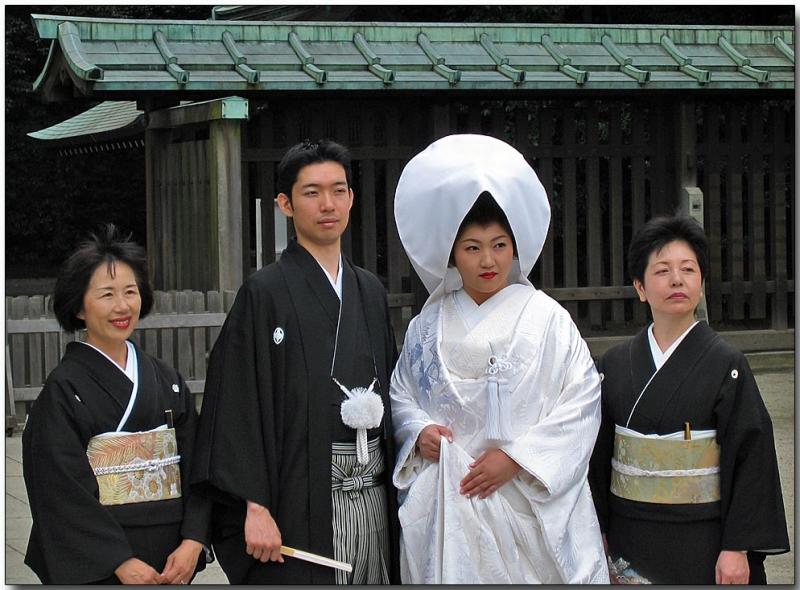 Wedding at the shrine