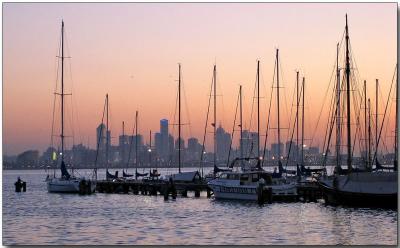 Melbourne at dusk