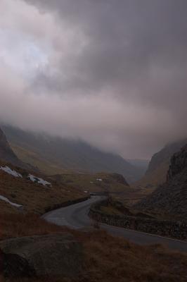 On The LLanberis Pass.
