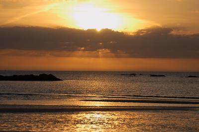 Sandy Beach Sunset.