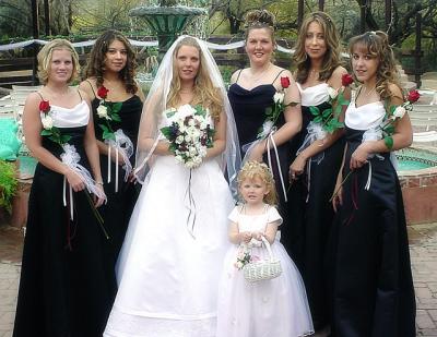 Tracey and Bridesmaids, Cameran as Flower Girl