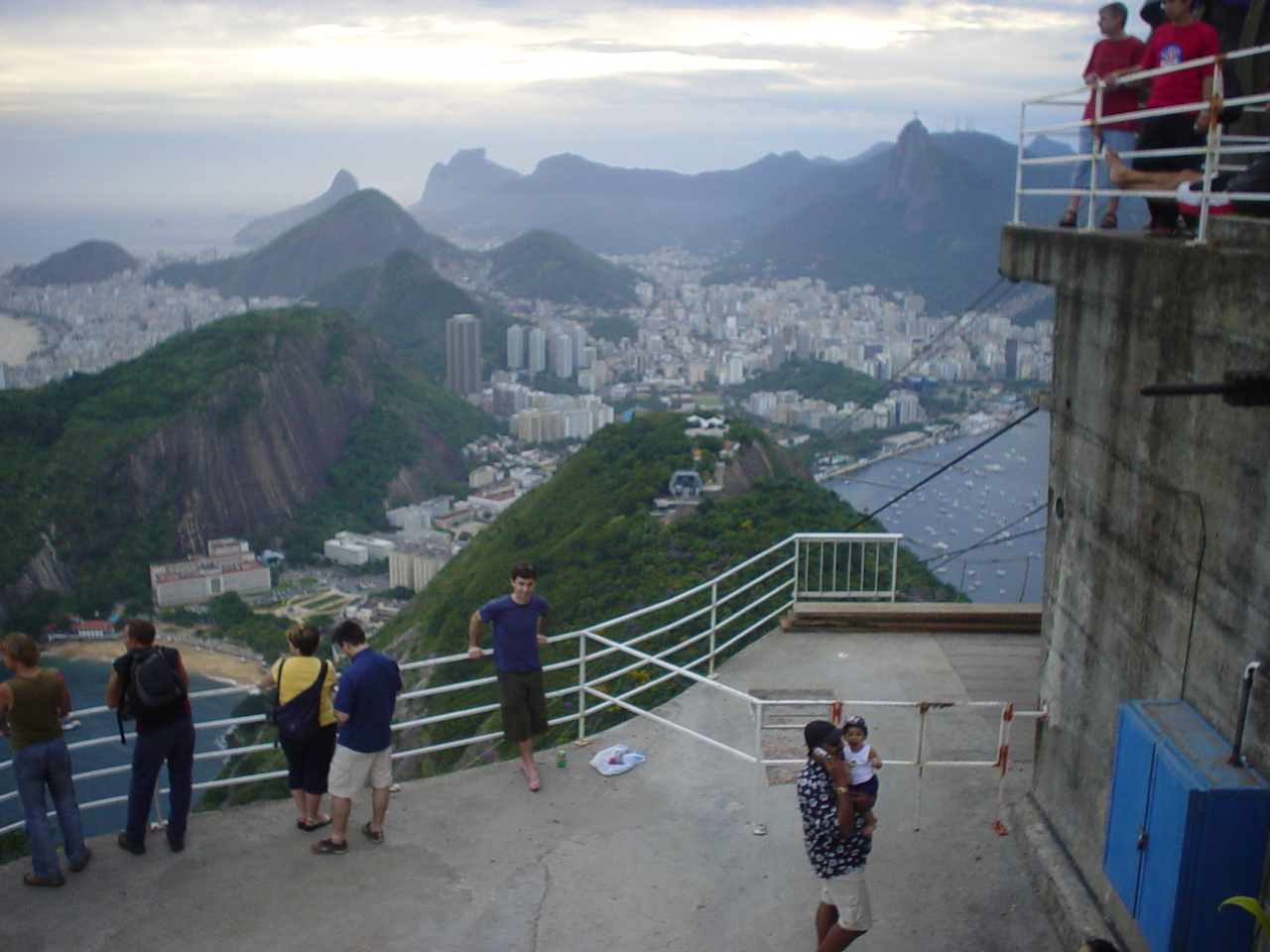 me atop Sugarloaf (with the blue T-shirt)