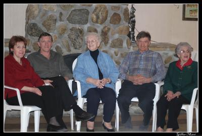 Lucille, Benoit, Denise, Marcel, Claudette