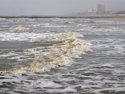 Surf at Galveston Island