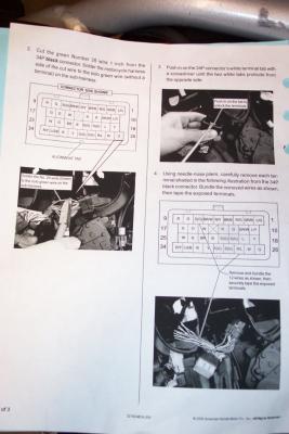 Instructions are provided with the kit