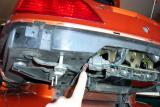 Remove the lower trunk panel to access the trunk switch sense wire in connector C16