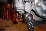 Tightening the pin