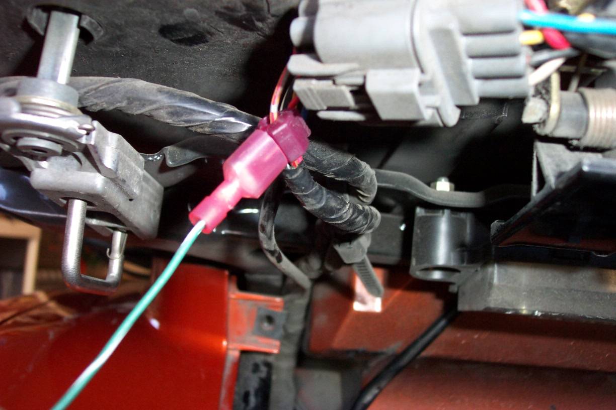 Piggyback connector in place