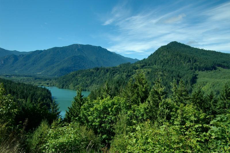 Elwha River Valley Wide View.