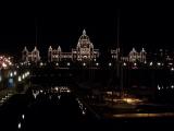 Parliament Building Night Shot Wide Angel