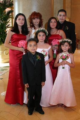 Bride and Children