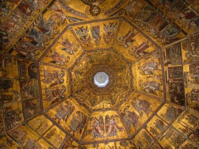 the mosaics inside Il Duomo.JPG