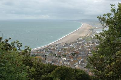 Chesil from the top of Portland