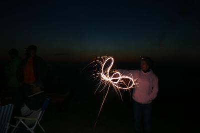 maria and sparkler