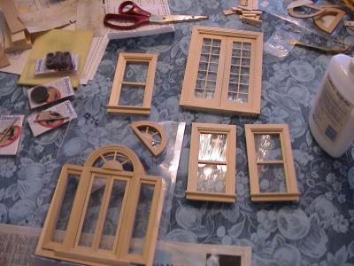 The windows and doors to
be added.