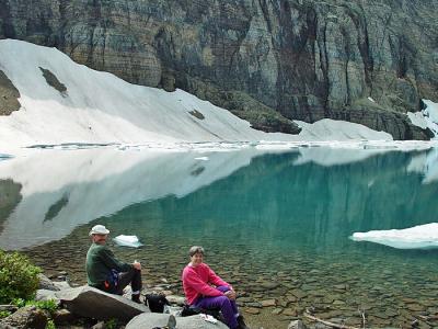 Hiking Companions at Iceberg Lake