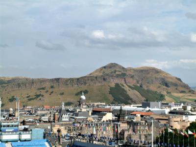 View to Arthurs Seat from Castle