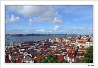 View over Lissabon