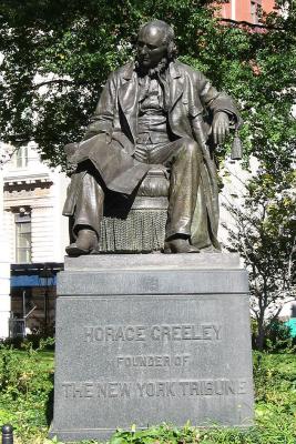 Horace Greeley Statue