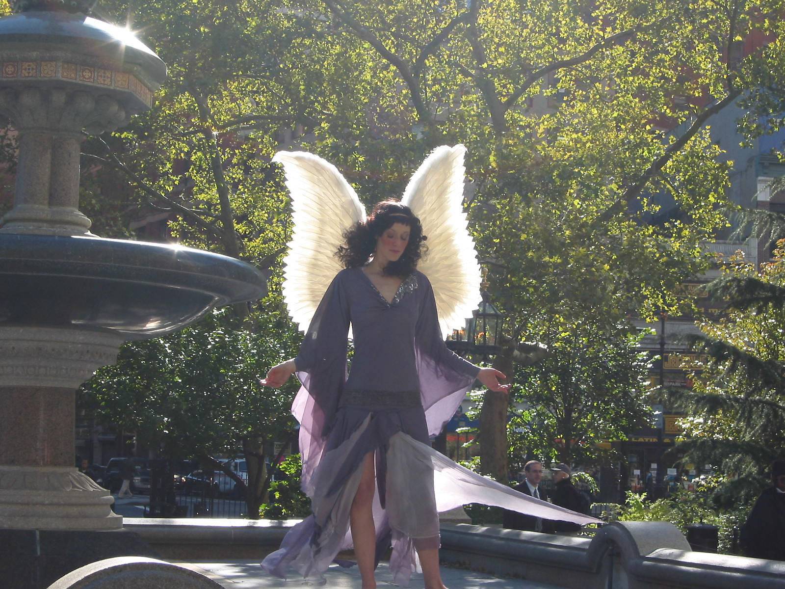 Angel at City Hall Fountain
