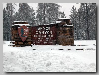 Bryce entrance