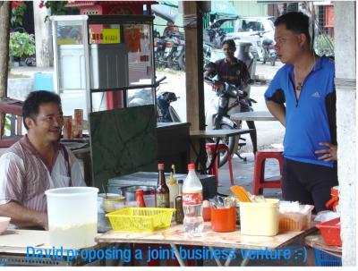 the cook-stall owner & the businessman