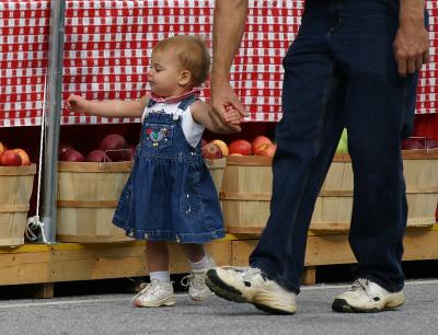 Little Girl And Dad