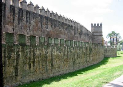 Medieval fortification walls of Seville