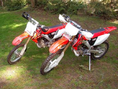 Honda  CRF250R, CRF250X, and CR250R -Picture Gallery
