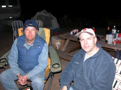 Wayne & John in camp