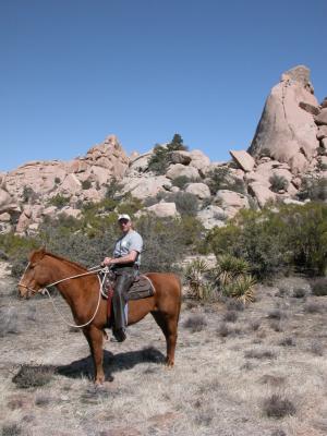 John with Desperado Dome in Background