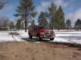 Daves big, red truck