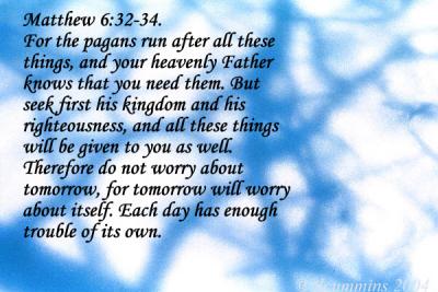 Matthew 6 32_34