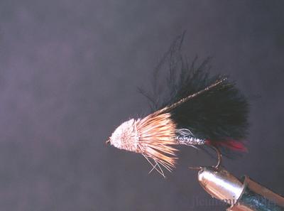 Black Muddler Fly