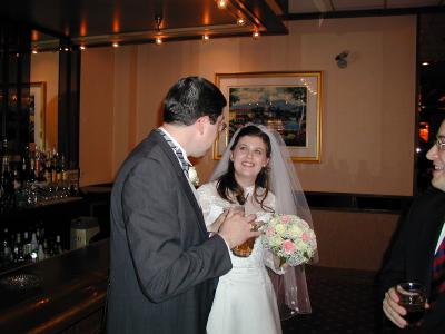 Jim and Kelly, a Well-Deserved Cocktail
