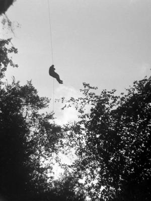 Rappel à la Cima Ovest à Arudy