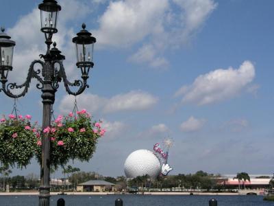 EPCOT Spaceship Earth from Italy Showcase