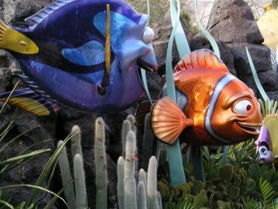 Dory and Marlin, The Living Sea Pavilion