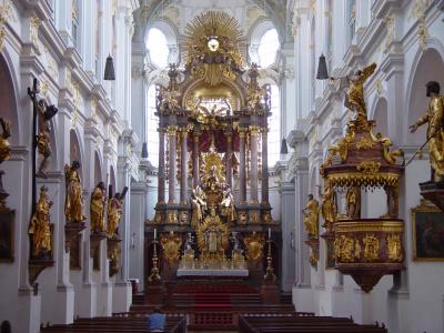 Inside Peterskirche