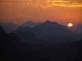 Sunset over the Bavarian Alps
