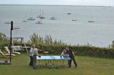 English Olympic table tennis in a gale...