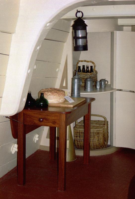 Endeavour replica interior