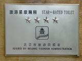 Toilet sign at the Ming tombs