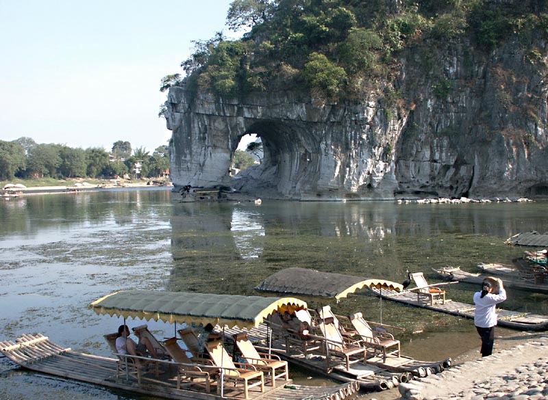 The rock supposed to look like an elephant
