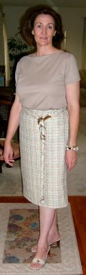 Tweed Belt & Skirt